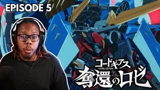 Code Geass Rozé of the Recapture Episode 5 Reaction [upl. by Nnaeirrac806]