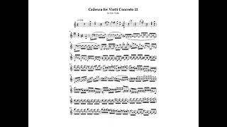 Viotti Concerto 22 Cadenza [upl. by Gram]