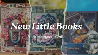 New Little Books from Hunkydory Crafts  with samples  Peacocks  Bon Voyage  Floral Melodies [upl. by Scuram]