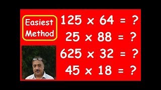 Multiplication with 5 25 125 625 and 75  Math shortcut tricks [upl. by Malan81]