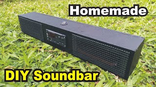 diy home made bluetooth soundbar for TV  mini boombox speaker [upl. by Gariepy183]