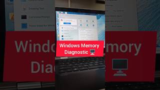 Windows Memory Diagnostic 💻 laptoptricks laptop pclaptop pctricks pctrick pc windows [upl. by Ettolrahs]