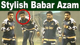 Babar Azam in New Kit  Peshawar Zalmi practice for PSL9 [upl. by Aihsenyt271]