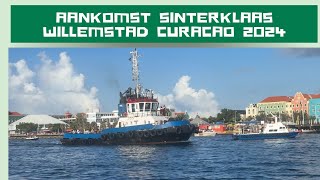 Curaçao  Aankomst Sinterklaas Willemstad Curaçao 2024 [upl. by Zaragoza859]