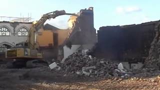 Linbro Demolition  Demolition of the United Reformed Church Kimberworth Rotherham Part 2 [upl. by Raffaj142]