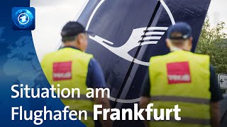 Massive Flugausfälle wegen verdiWarnstreiks an den Flughäfen Frankfurt und München [upl. by Favrot252]