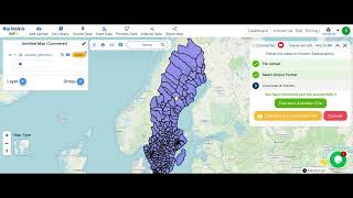 Online GIS Data Conversion KMZ to ODS [upl. by Arondell]