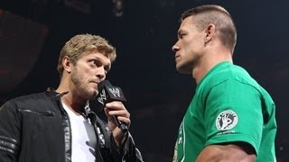 Edge returns to Raw to give John Cena advice Raw April 23 2012 [upl. by Ariahs]