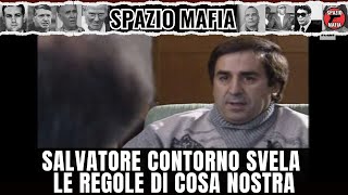 Salvatore Contorno luomo donore racconta le regole e gli sgarri di quotCosa Nostraquot [upl. by Yenolem]