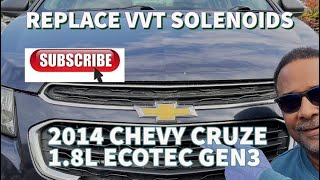 20122014 CHEVY CRUZE LS Variable Valve Timing VVT Solenoid Replacement Tips [upl. by Asserak]