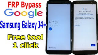 FRP Bypass Google Account Samsung Galaxy J4 Android 9 with free tool [upl. by Fitzpatrick886]