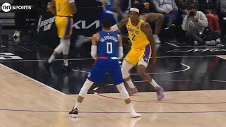 Russell Westbrook only needed one shoe on to hit this 3 vs Lakers 😂 [upl. by Attiuqram]