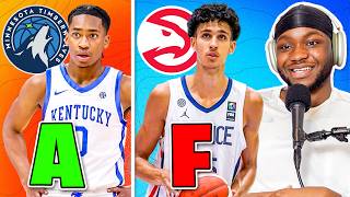 We Graded The Top Picks of The 2024 NBA Draft [upl. by Ivzt]