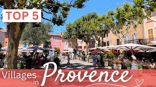 TOP 5 charming Villages in Provence France  French Riviera Travel Guide [upl. by Bernie]