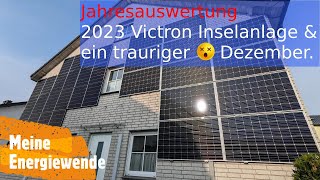 PV Insel 122023  Jahresauswertung 2023 Victron [upl. by Notirb]