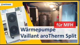 Wärmepumpe Vaillant aroTherm Split für ein Mehrfamilienhaus 260 m² in Wutöschingen [upl. by Cherise]