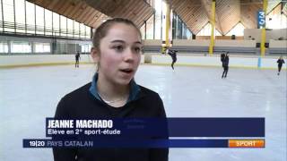 Une journée avec les patineuses de sport étude de Font Romeu [upl. by Sulokcin]