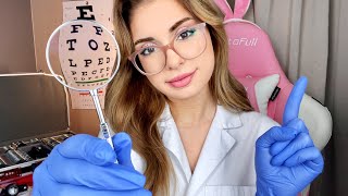 ASMR Fast amp Aggressive Eye Lens 1 or 2 Exam Doctor Roleplay REALISTIC Vision Examination amp Cranial [upl. by Kylie]