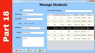 JAVA  Student Information System Project In Java Using NetBeans With Source Code  Part 18 [upl. by Jefferey]