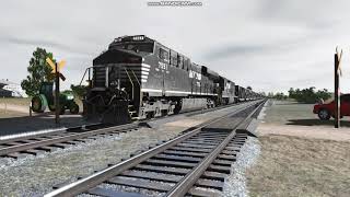 NORFOLK SOUTHERN SANDUSKY BOUND COAL TRAIN NEAR MARION OHIO ON EXPRR LINES [upl. by Houston]