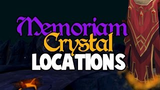 RuneScape Ultimate Memoriam Crystal Guide ALL 16 Locations  Fast Guide [upl. by Yllatan]