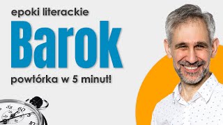 Barok  Epoki literackie w 5 minut  matura maturazpolskiego maturanamaksa [upl. by Jehanna]