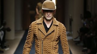 Balmain SpringSummer 2016 Menswear Show [upl. by Alic]