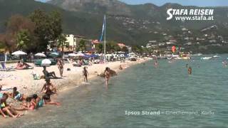 STAFA REISEN Video Ipsos Strand Korfu [upl. by Jonny]