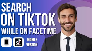 How to Search on TikTok While on a Facetime Call new method [upl. by Enaitsirk86]