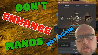 DO NOT ENHANCE MANOS IN BLACK DESERT  Lifeskilling Gear Enhancing BDO  Blue Reacts [upl. by Wilkey551]