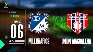 Millonarios Vs Unión Magdalena  Liga Betplay  EN VIVO [upl. by Derwon]