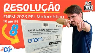 🔴 ENEM 2023 PPL Live 08 Questões de 171 até 175 [upl. by Ettedranreb]