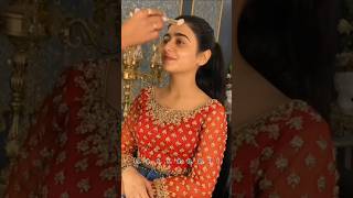 Sehar khan full bridal makeup tutorial shorts hassanali [upl. by Assenahs]