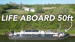 Living Aboard A NARROWBOAT  Life At 50ft amp 4mph On The Canals [upl. by Aihsyn]