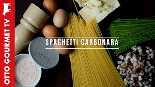 Spaghetti Carbonara Rezept  Der PastaKlassiker aus Italien  Otto Gourmet [upl. by Aivatnohs]