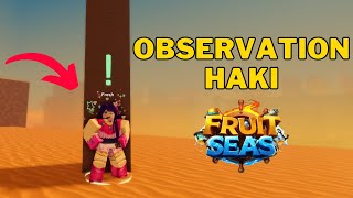 How To Get Observation Haki in Fruit Seas  Fruit Seas Observation Haki [upl. by Aliel]