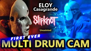 WOW FIRST MULTI DRUM CAM  Eloy Casagrande Slipknot 2024 [upl. by Akemet870]