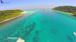 Sailing Cruise from Phuket to Koh Lipe filming from a Drone [upl. by Dalt]