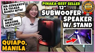 PINAKABEST SELLER 12quot SUBWOOFER SPEAKER AT KONZERT KONTEMPO 6 SPEAKER GRABE BUO TUNOG NITO  PART 2 [upl. by Pollitt42]