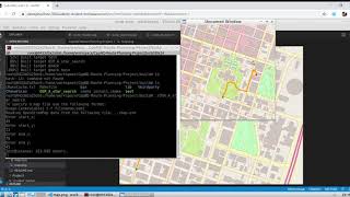 ASTAR path planning on real map [upl. by Onitselec]