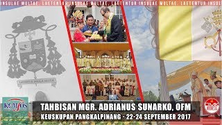 Tahbisan Mgr Adrianus Sunarko OFM  Sept 17 [upl. by Anilok]