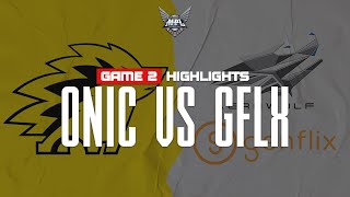 Game Highlight  ONIC Esports vs Genflix Aerowolf  MPL S5 Week 7 Day 3  Game 2 [upl. by Zedecrem295]