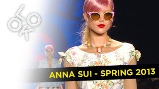 Fashion Flashback Anna Sui Spring 2013 [upl. by Nylrebma]