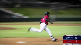 Birmingham Barons Micker Adolfo walk off home run vs Pensacola 62321 [upl. by Urina]