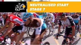 Near live  Stage 7  Tour de France 2018 [upl. by Annmaria382]