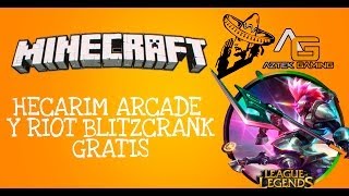 ARCADE HECARIM Y RIOT BLITZCRANK GRATIS off [upl. by Eignat]