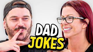 Dad Jokes  Dont laugh Challenge  Matt vs Alexis  Raise Your Spirits [upl. by Arytas329]