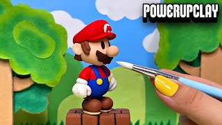 Making Paper Mario from Paper Mario TTYD  Polymer Clay [upl. by Raddatz]