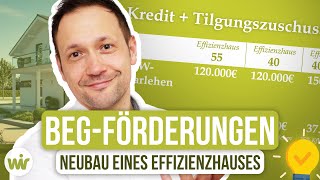 Förderung Energieeffizienzhaus bauen 2021 BEGFörderung [upl. by Enawyd649]