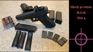 Glock 40 MOS 10mm MOS [upl. by Hairacaz]